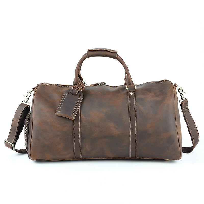 FK1 genuine leather travel holdall