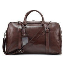 2458 High-end cowhide large travel bag