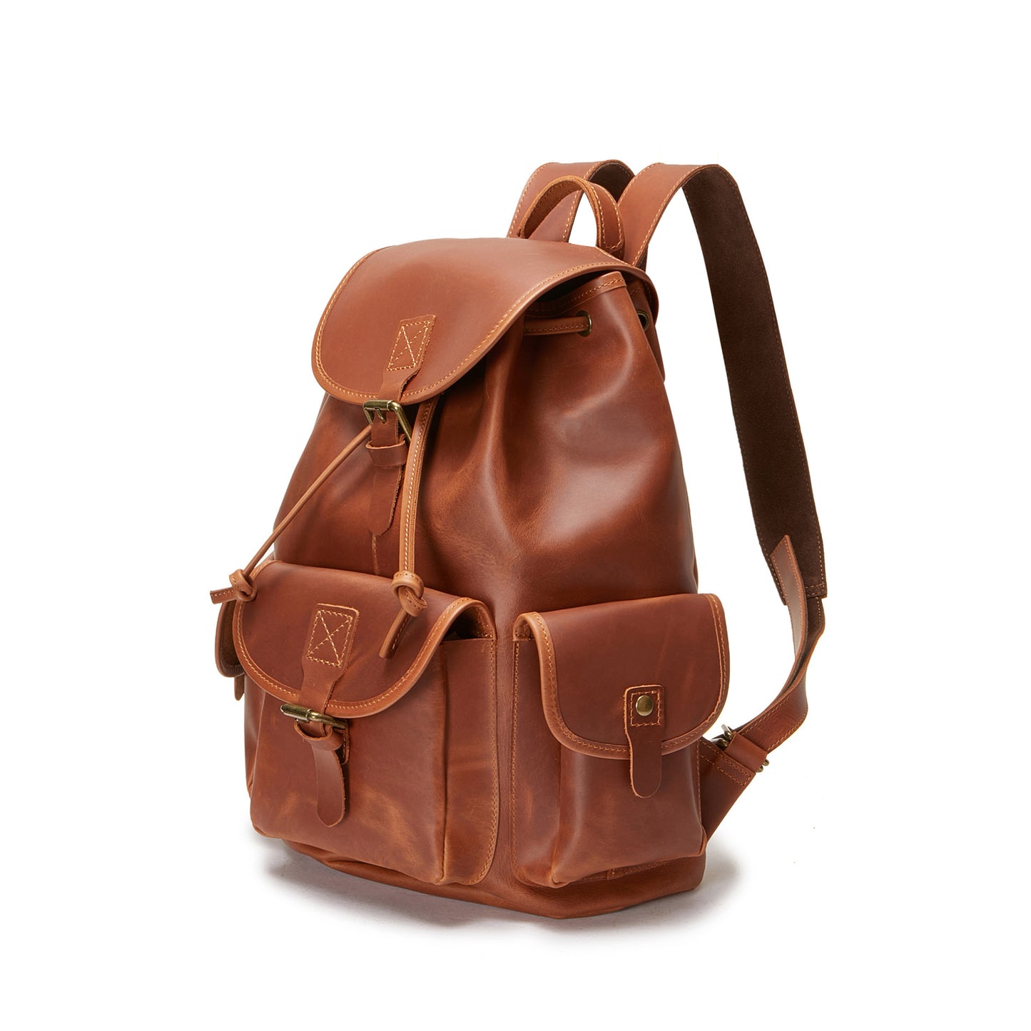 2132 men's casual genuine leatherbag