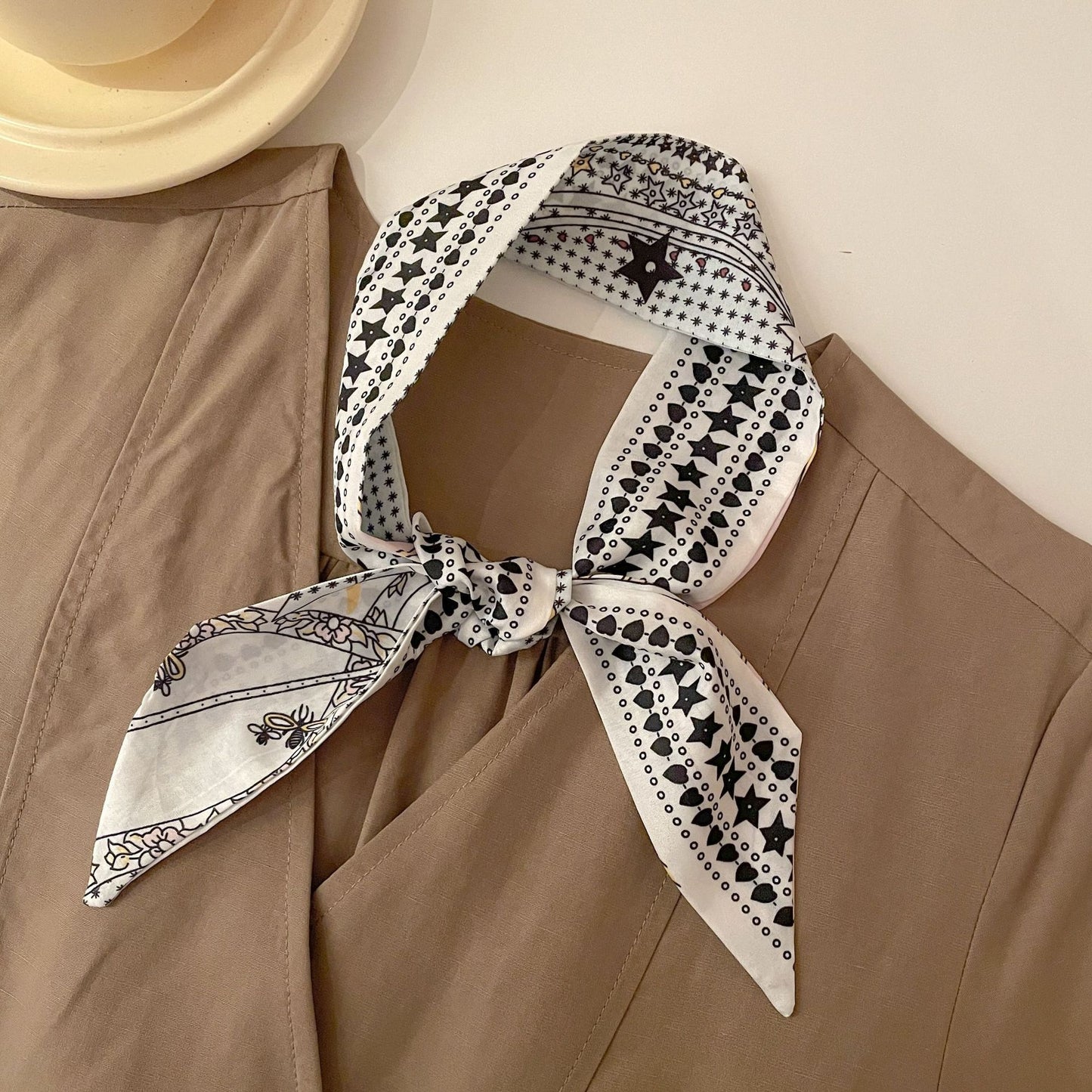 1910 satin ribbon hairband