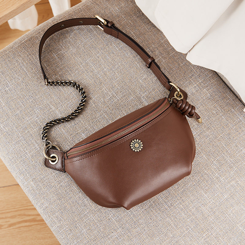 1401 casual belt bag chain chest bag