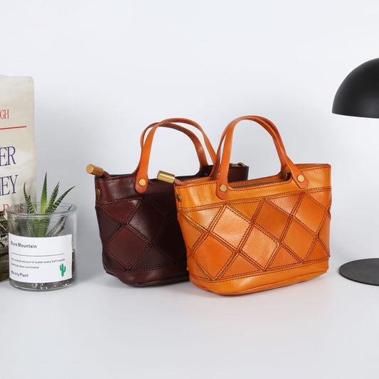 1745 plaid portable mini crossbody bag