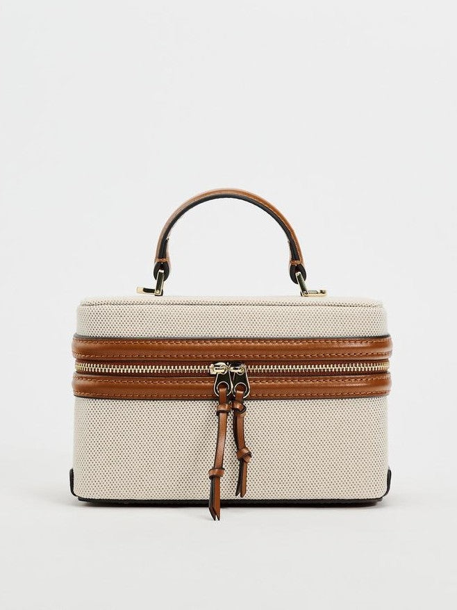 2320 canvas zipper crossbody bag