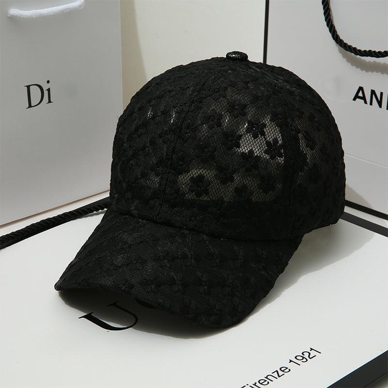 1227 flower lace fashion baseball cap