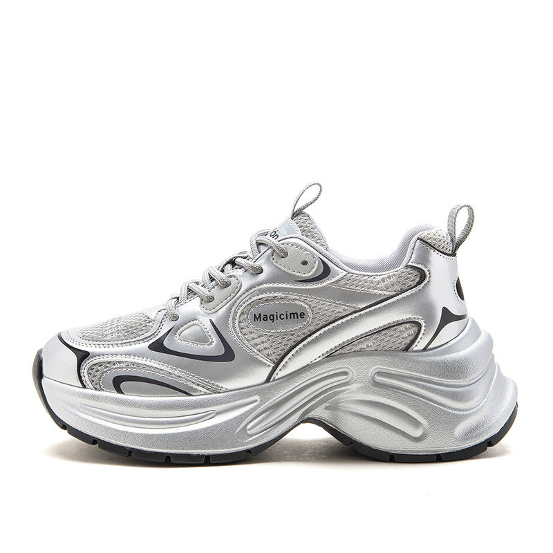 2140 new design silver casual mesh sneaker