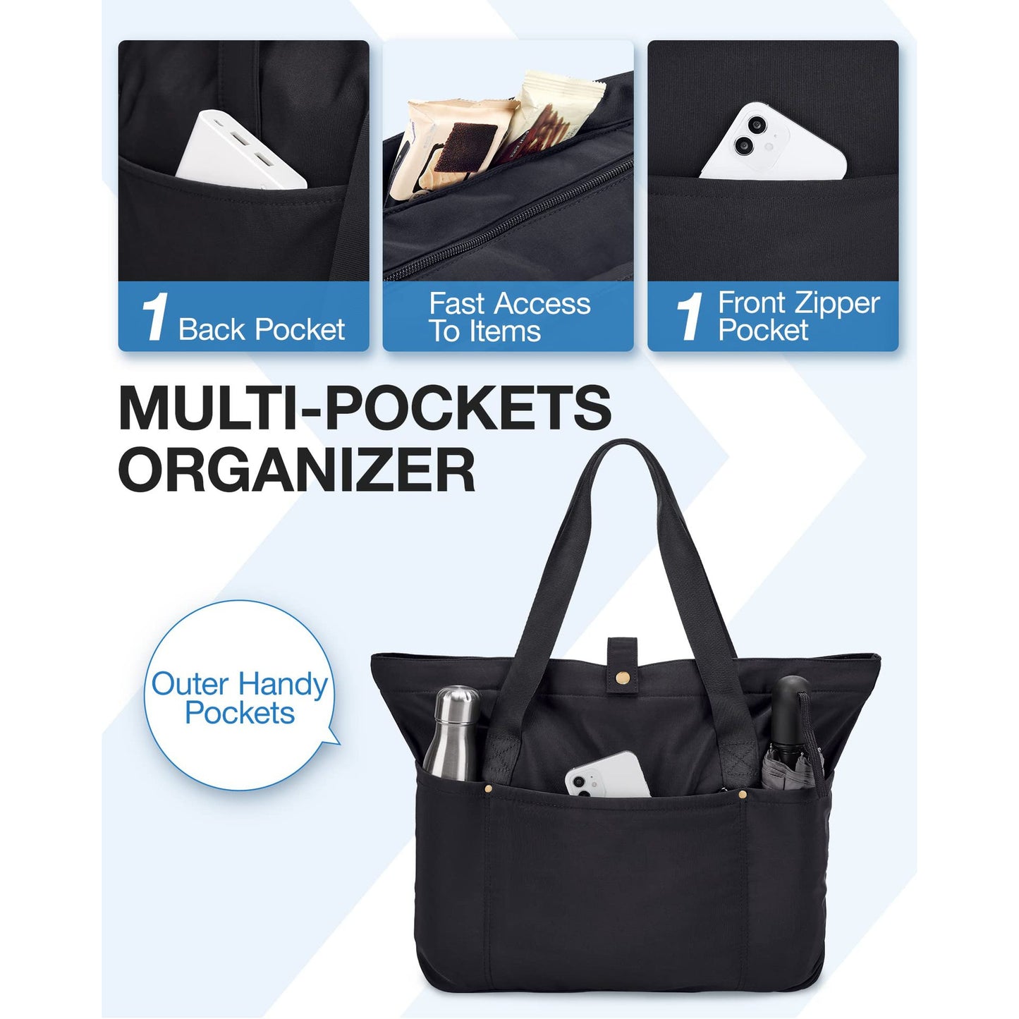 2129 large foldable canvas handbag