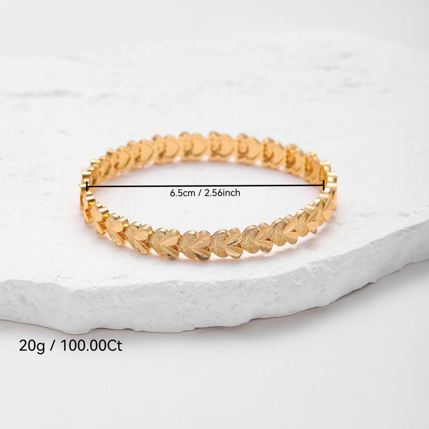 1591 gold plated bracelet