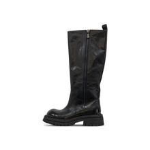 2674 genuine leather knee boots