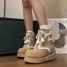 2601 Chunky sole lace up boots