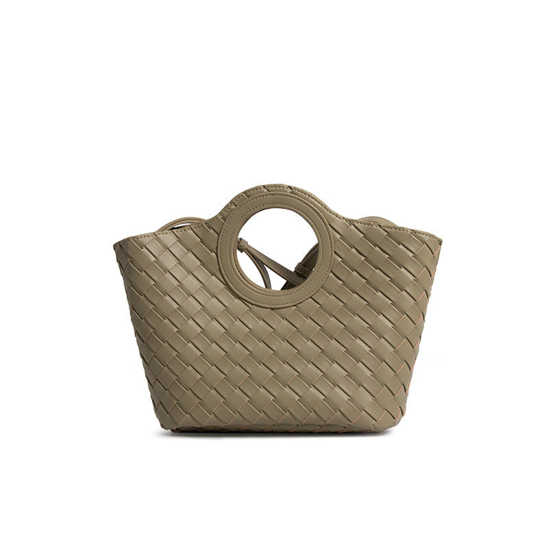 TW44 woven handmade basket bag