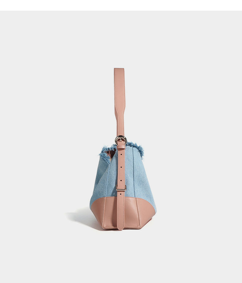 1647 large denim shoulder bag