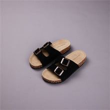 2584 summer buckle flat sandals