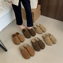 2600 Winter casual closed-toe slide