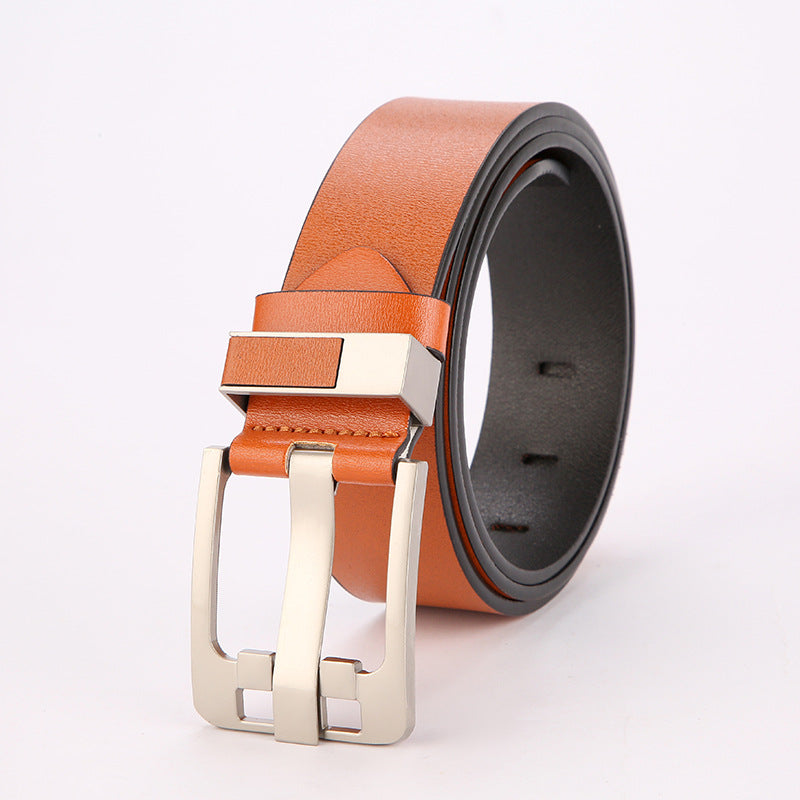 1809 metal pin buckle men's belt