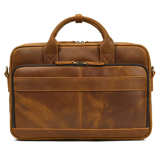 1780 vintage 14inches men's laptop briefcase