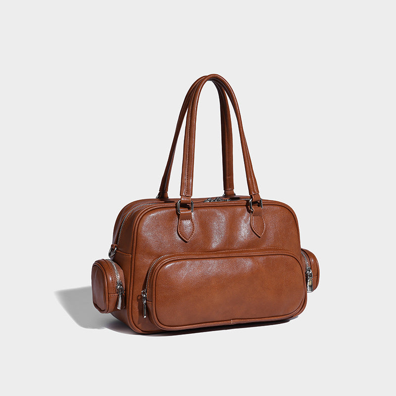 1871 bowling leather handbag
