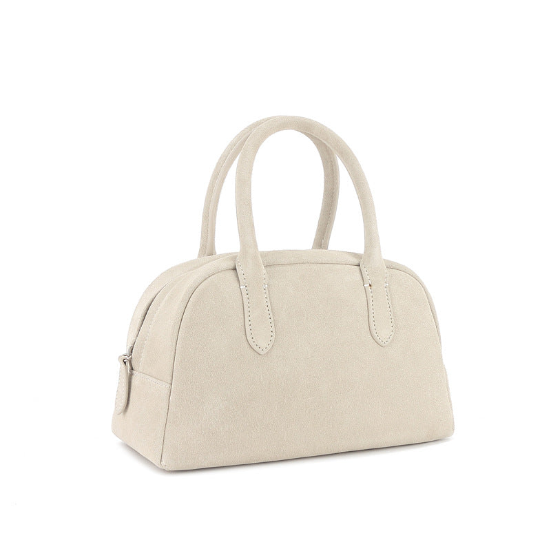 1752 large bowling leather handbag