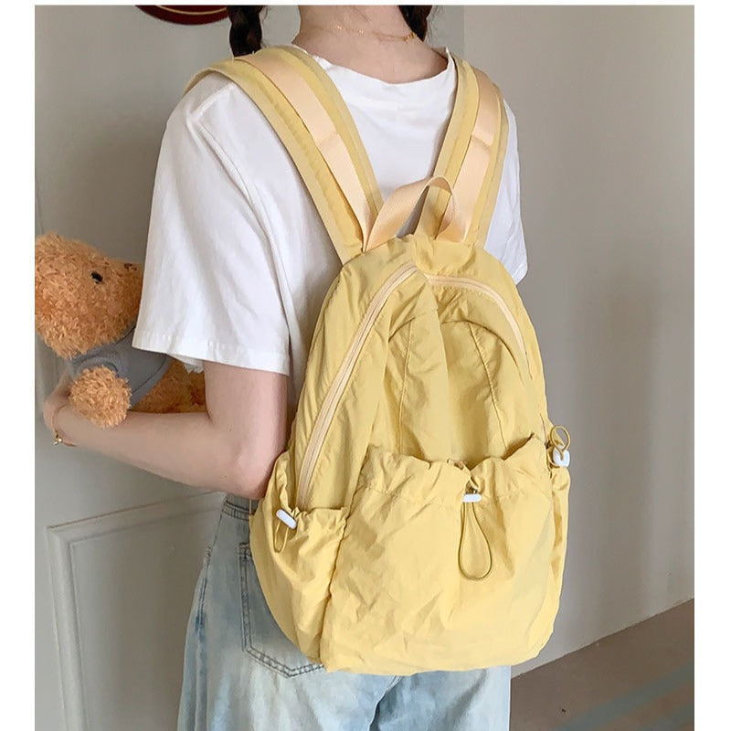 1654 nylon teenager backpack string bag