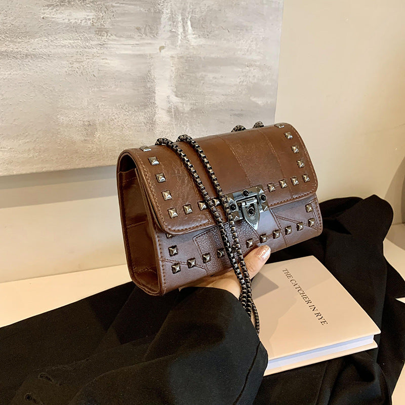 1994-1 rivet leather crossbody bag