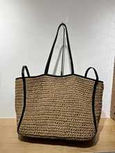 2687 large raffia beach bag