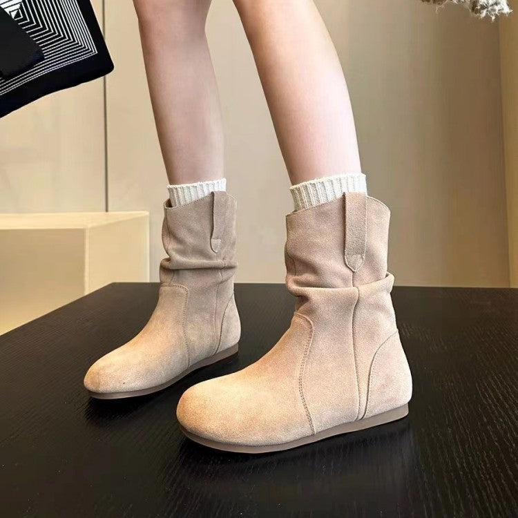 1767 suede leather winter boots