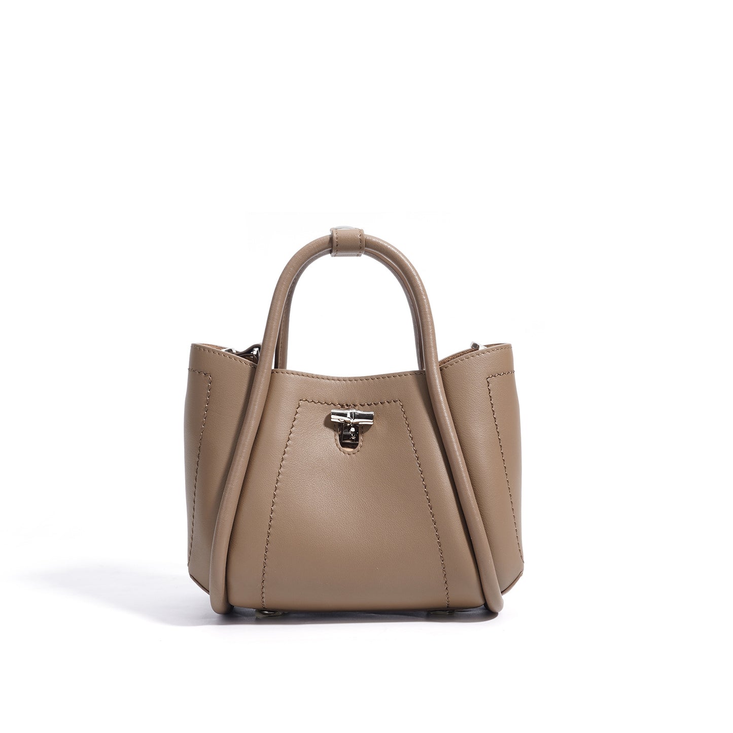 2328 cowhide leather small handbag