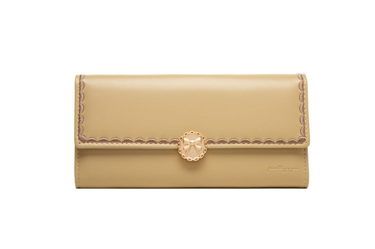 1462 leather long wallet