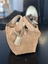 2635 vintage large suede bucket