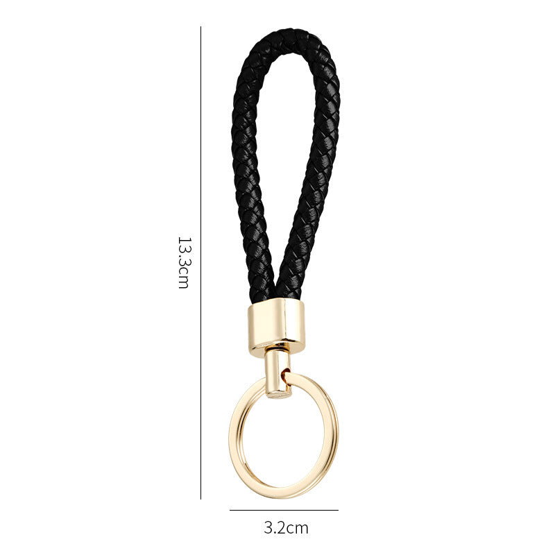 1869 woven rope keychain