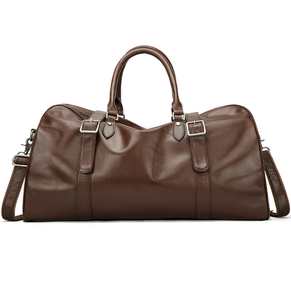 1490 large cow leather travel duffle
