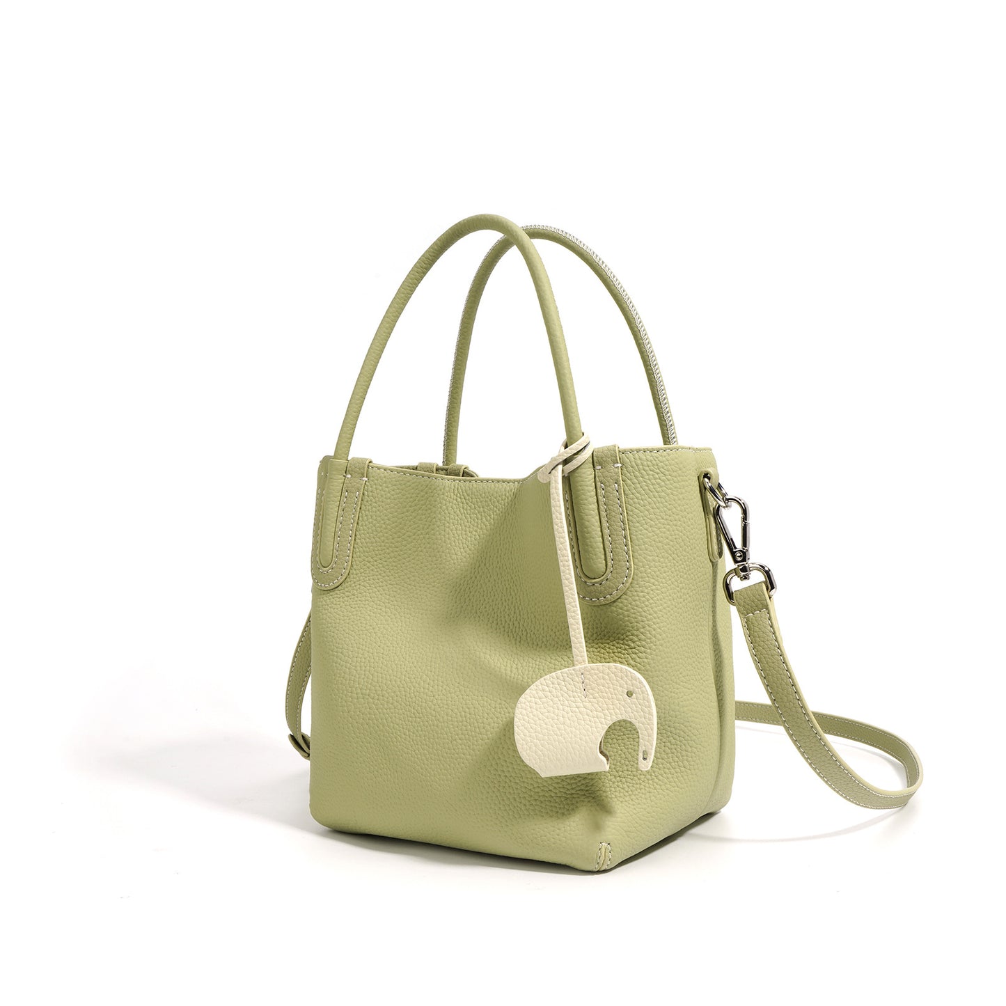 1652 sold cow leather bucket handbag