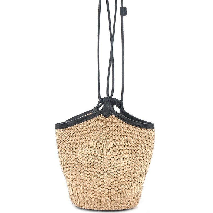2146 raffia handmade women beach bag