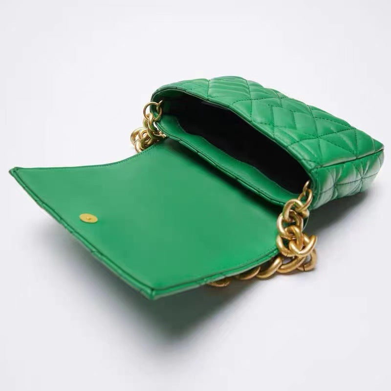 1637 Plaid Flap Small Chain Bag
