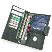 1388 Vintage cowhide passport holder