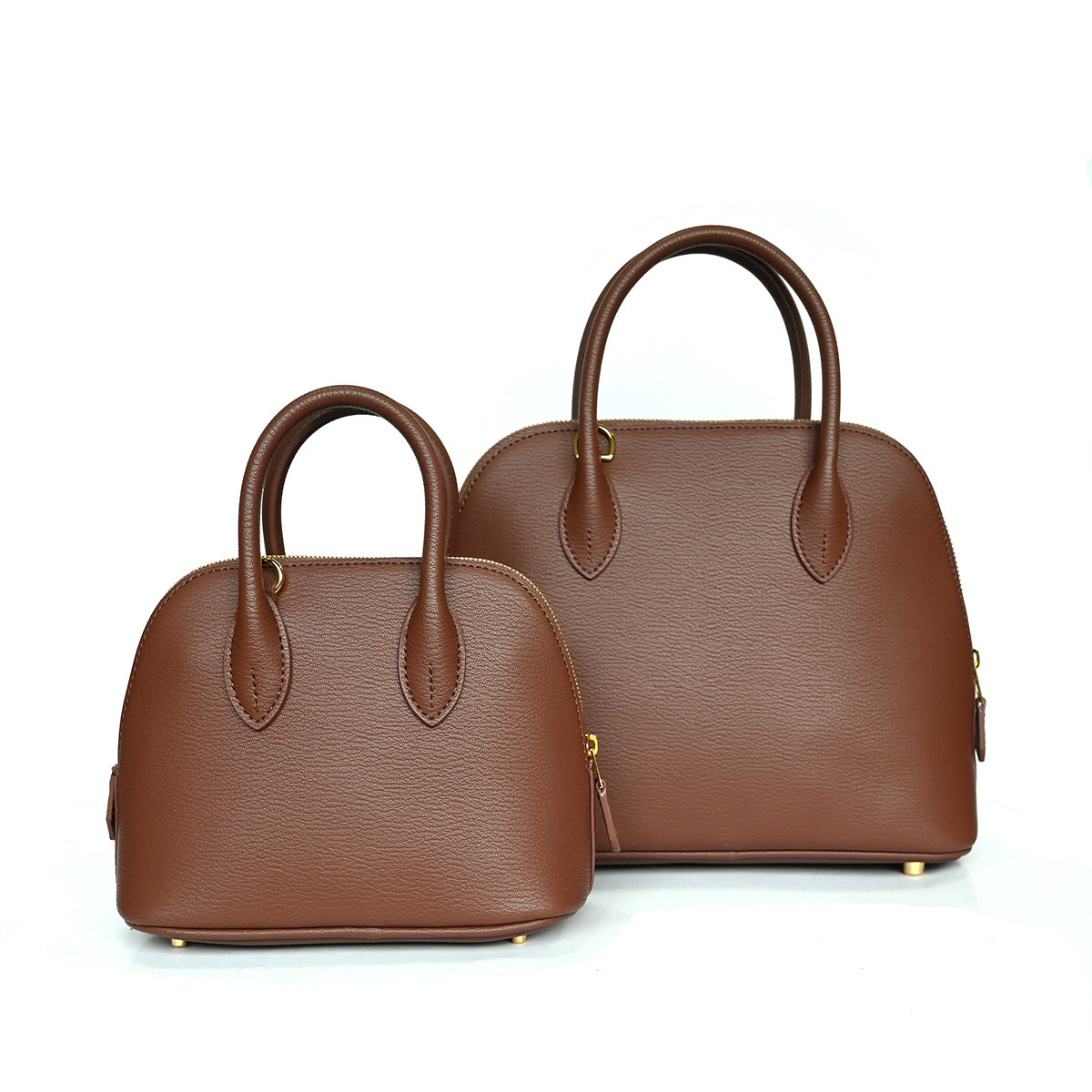 1838 leather shell crossbody bag