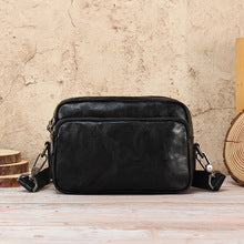 2656 genuine leather  men's crossbody bag