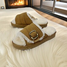 2819 winter wool slide