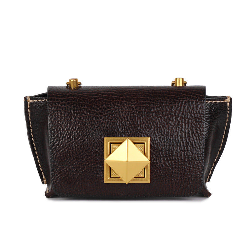 1630 Vintage Chain Crossbody Bag Rivet Small Shoulder Bag