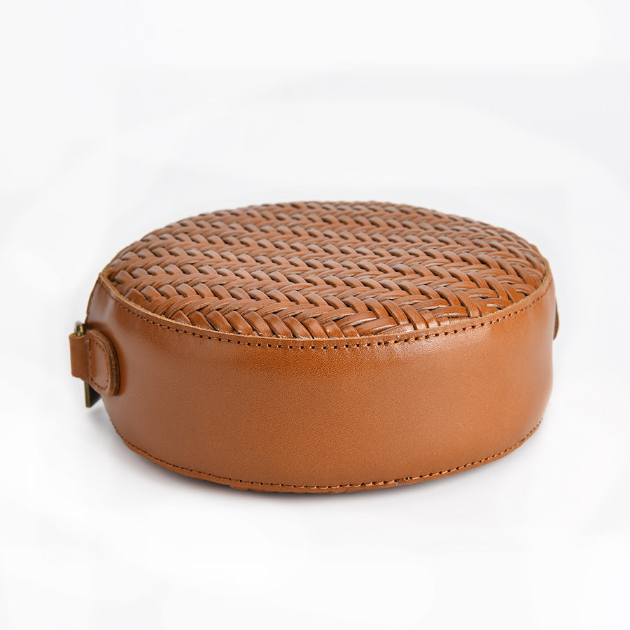 1394 casual round crossbody bag