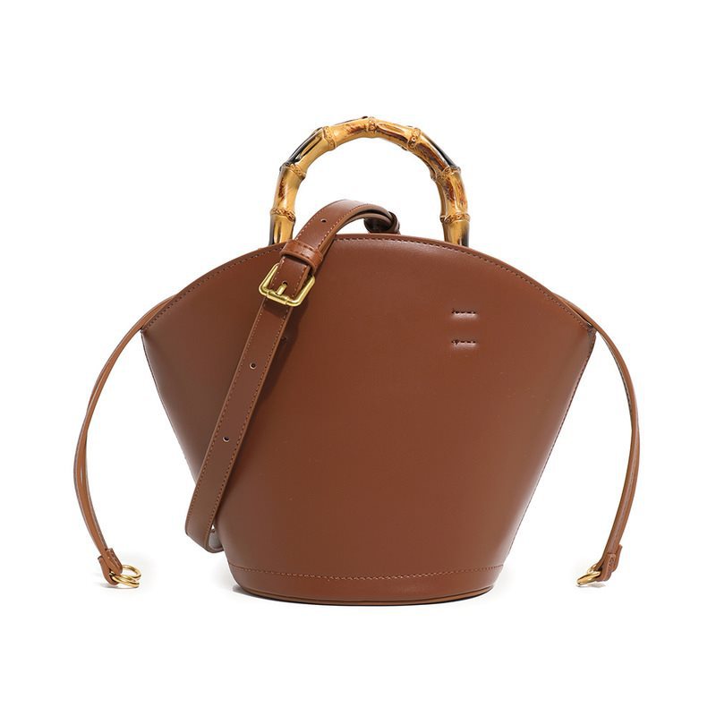 1001 bamboo handle bucket bag