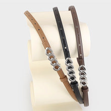 1299 genuine leather women thin belt