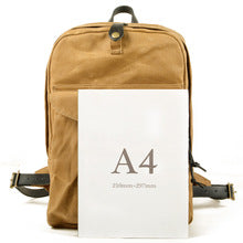 1291 waterproof canvas leisure rucksack