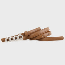 1299 genuine leather women thin belt