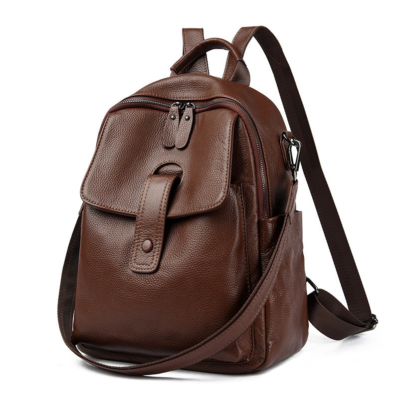 2296 genuine leather backpack