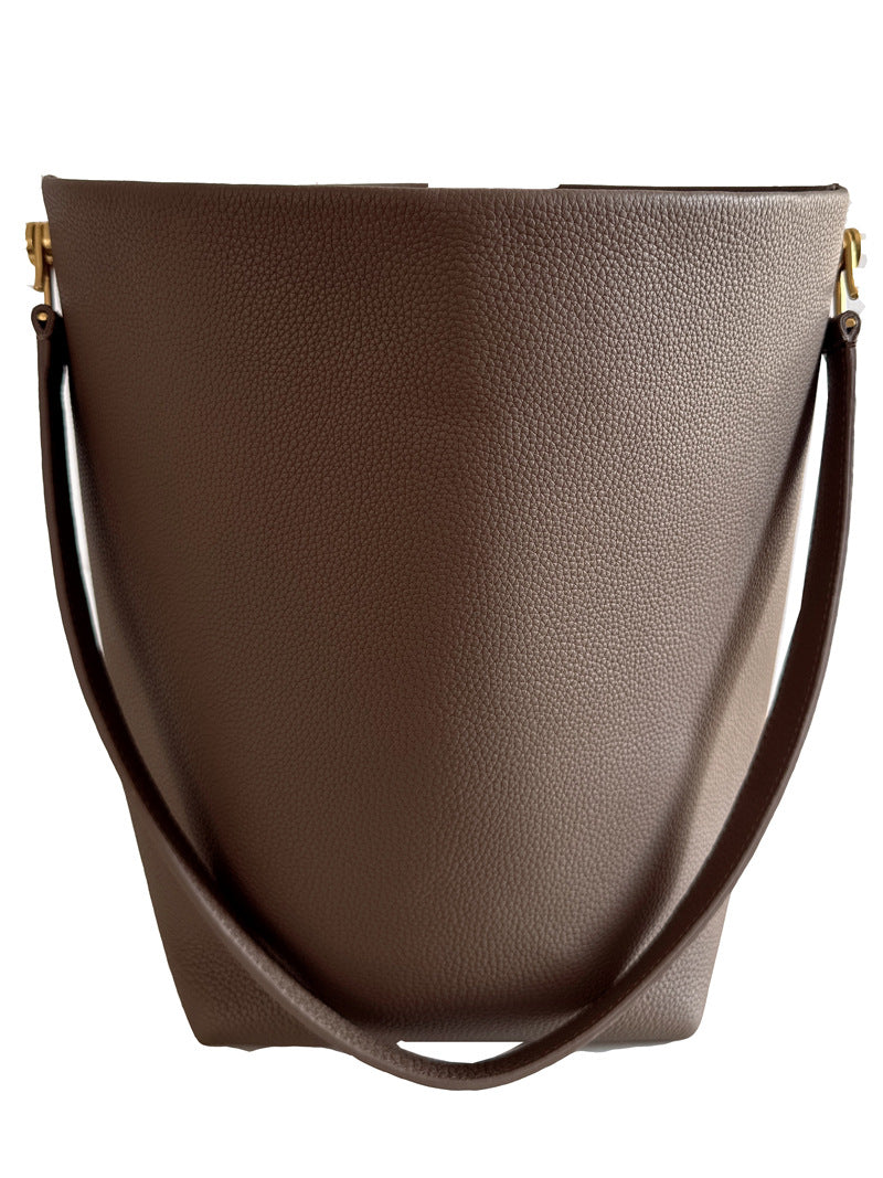 1330 cow leather taxture women handbag
