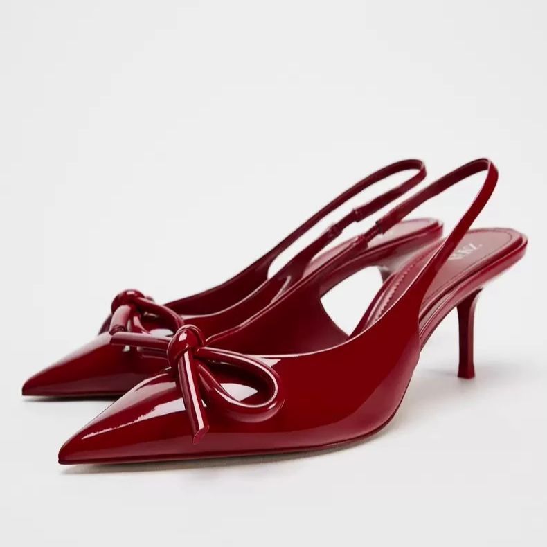 2273 classic bowknot patent leather sandals