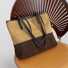 2736 large shopping totes in suede