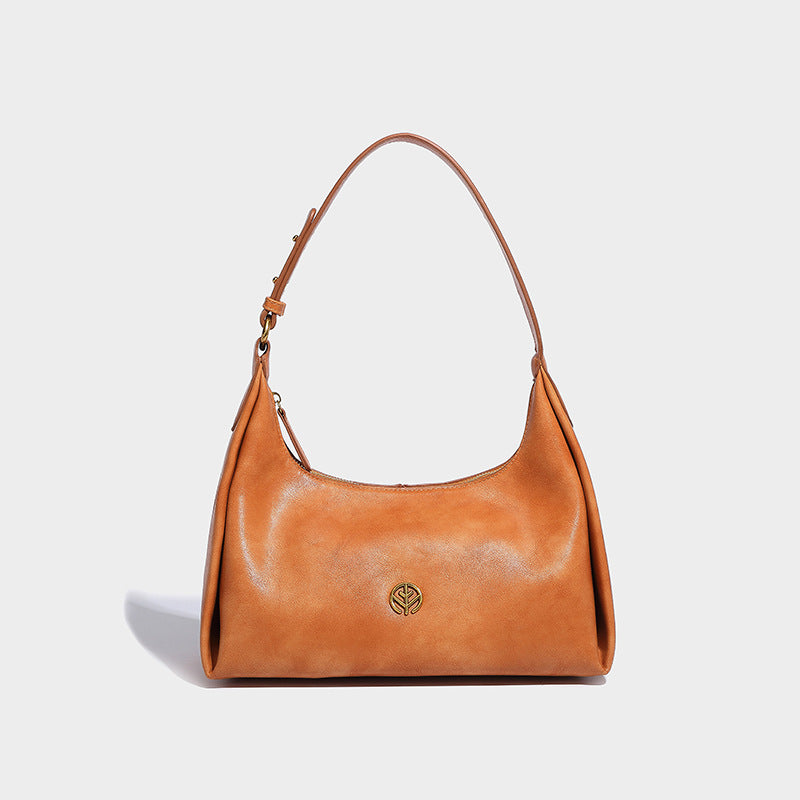 1552 Women Handbag Genuine Leather Vintage Shoulder Bag