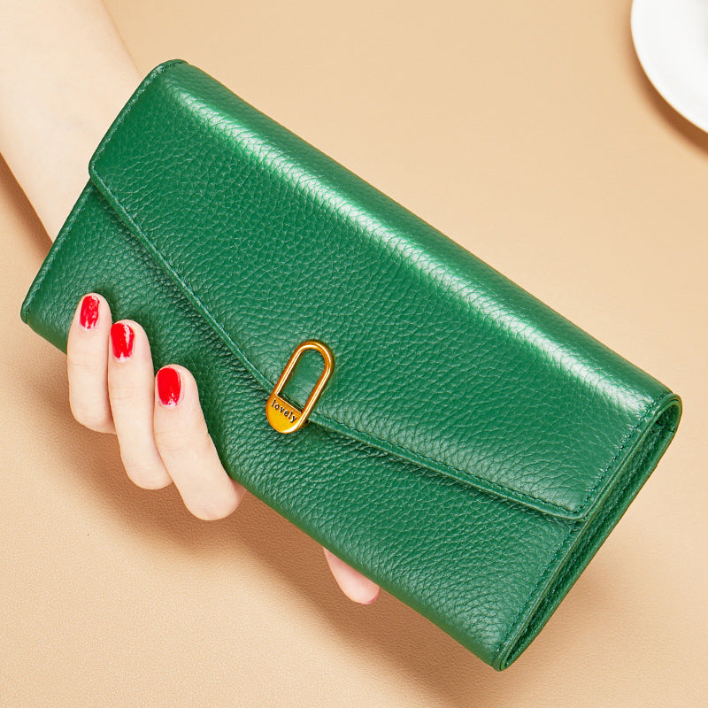 1614-1 Women's leather fashion purse