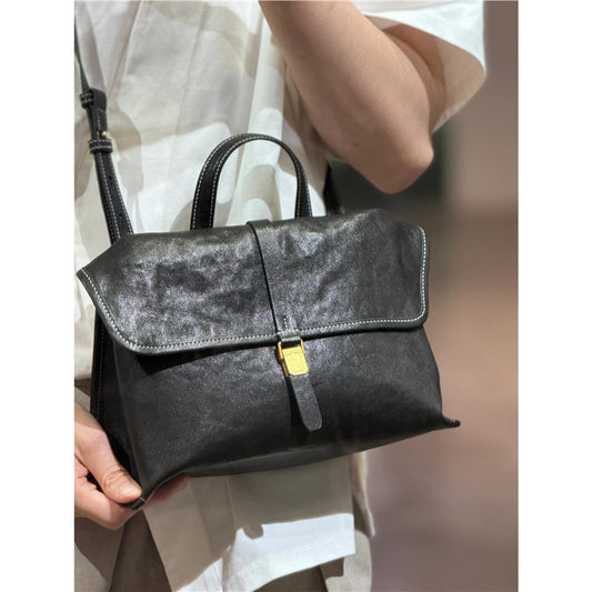 1620 genuine leather vintage messenger bag